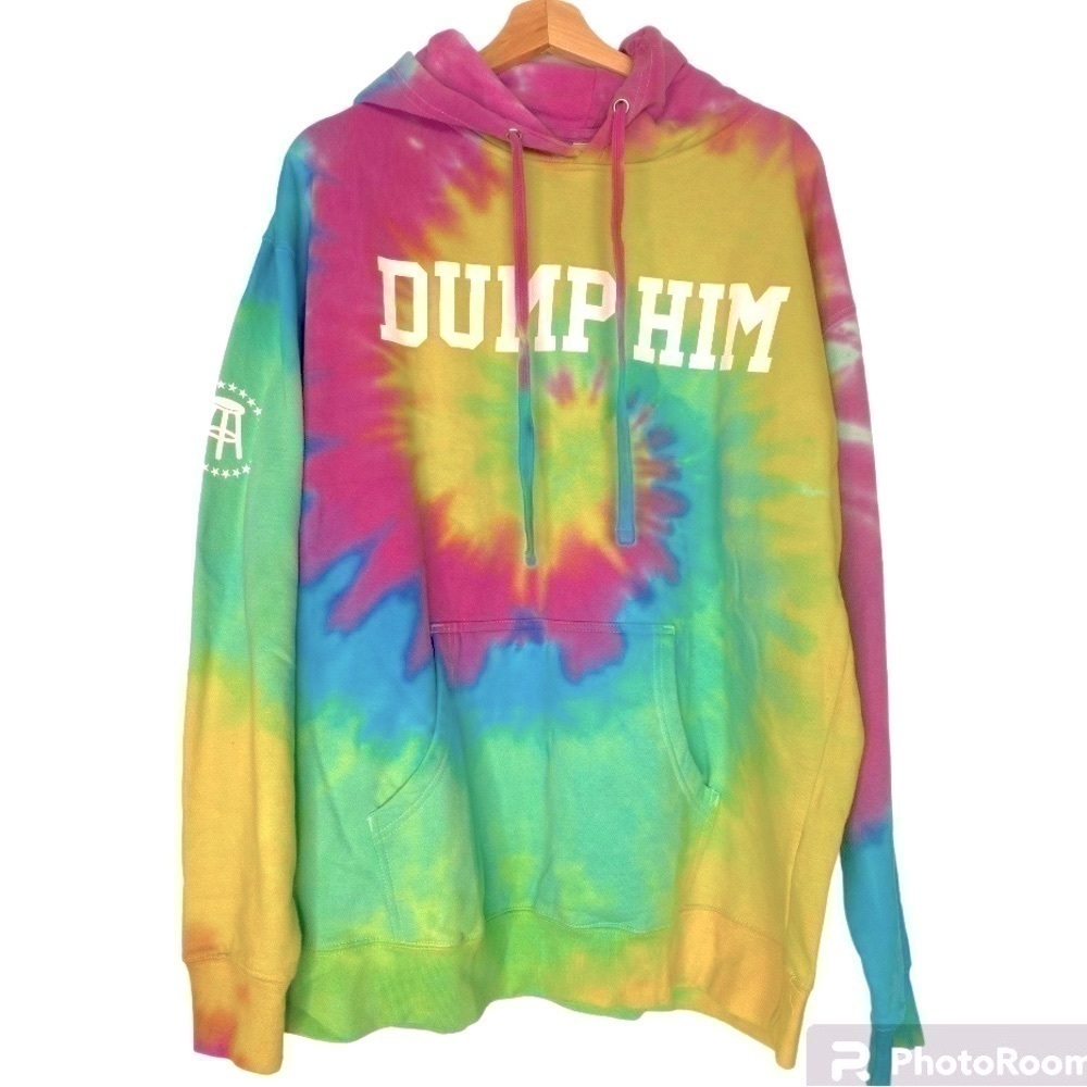 NEW CALL HER DADDY DUMP HIM TIE DYE 2XL HOODIE